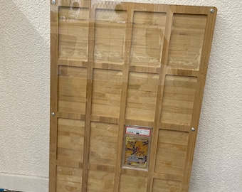 Frame Typecase Wall Mount for 16 Grading Trading Cards PSA