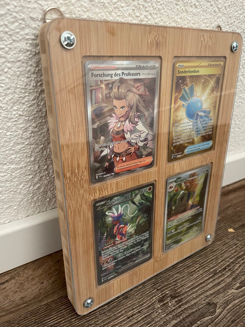 Hochwertiger Pokémon Sammelkarten Rahmen Plexiglas Schutz / Etsy