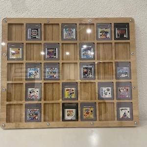 ゲームボーイ収集フレーム 35 任天堂ゲームボーイゲームホルダーコレクターフレームプレキシガラス保護付き