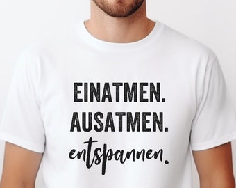 Inhale Exhale Shirt: Unisex Yoga Meditation Tee