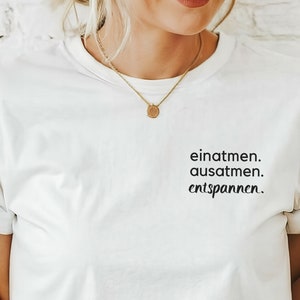 Inhale Exhale Shirt: Entspannendes Yoga Meditations T-Shirt