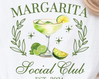 Margarita Social Club T-Shirt: Fun Cocktail Lover Tee
