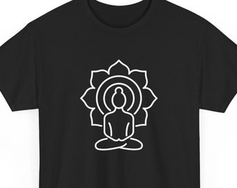 Unisex Cooles Meditations-Grafik-Shirt, Yoga-Liebhaber-Geschenk-Shirt, Entspannungs-Shirt, Atem-Shirt, Yoga-Lehrer-Top, Yoga-Bio, Zen-spirituelles Shirt