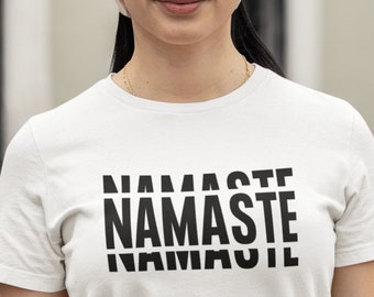 Stilvolles Namaste-Shirt, Yoga-Liebhaber-Shirt, Breathe-T-Shirt, Namaste-Grafik-Shirt, Namaste All Damn Day-Shirt, spirituelles Shirt, Unisex-Geschenk-Shirt