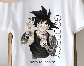 Anime & Manga Shirt, Vintage Anime T-Shirt, Anime Goku Geschenk, Unisex Grafik Anime Shirt, japanisches Anime T-Shirt, Shirt für Anime-Liebhaber, Geschenk für Ihn