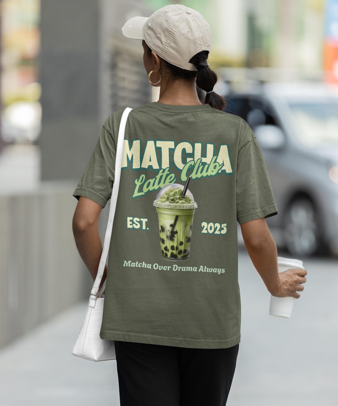 S PRE: PREMA TOUR Tシャツ カーキ　MATCHA Custom Matcha Latte Club Shirt: Personalized Name & Year Tee - Etsy