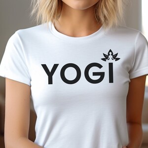 Yogi Shirt, Yoga Shirt, Yoga Lover Shirt, Cute Yoga Shirt, Gift Shirt, Yoga Instructor Gift, Namaste Shirt, Yoga Teacher & Meditation Shirt White