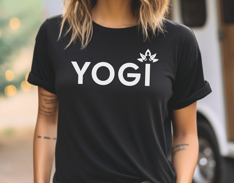 Yogi Shirt, Yoga Shirt, Yoga Lover Shirt, Cute Yoga Shirt, Gift Shirt, Yoga Instructor Gift, Namaste Shirt, Yoga Teacher & Meditation Shirt Black