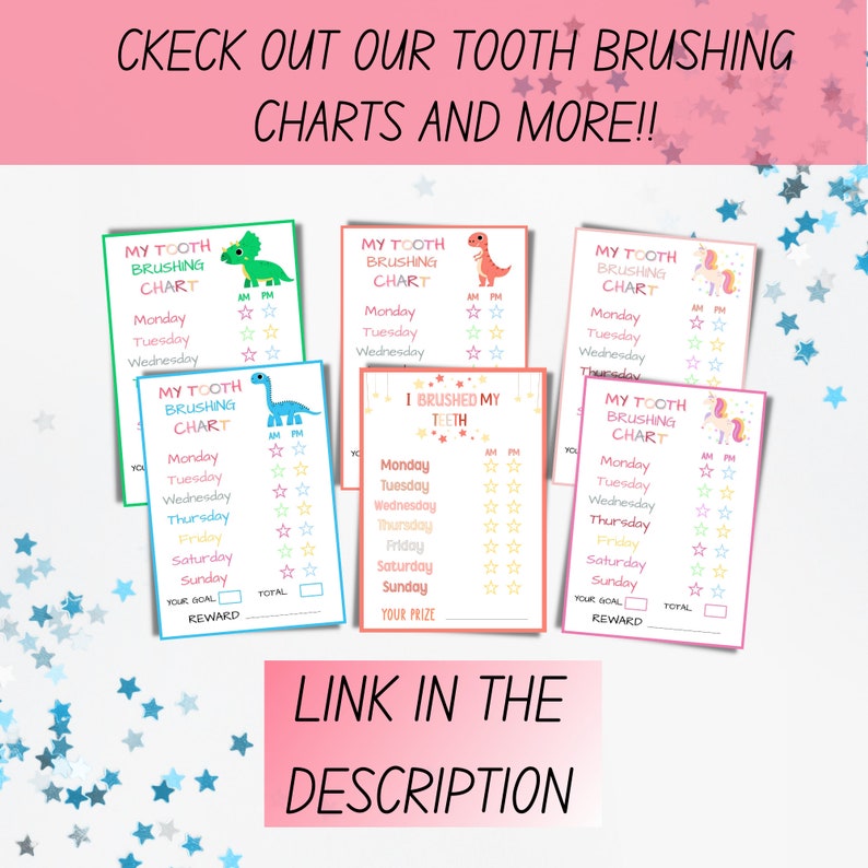 My Tooth Brushing Chore Chart Printable, Habit Tracker for Kids ...
