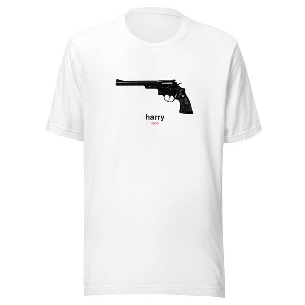 Harry: Clint Eastwood | T-shirt cadeau original pour les cinéphiles et les amateurs d’armes à feu | anniversaire cool