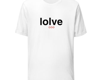 lolve | Original gift tee for poetry fans | cool birthday | inspiring, engaging quotes & sometimes provocative