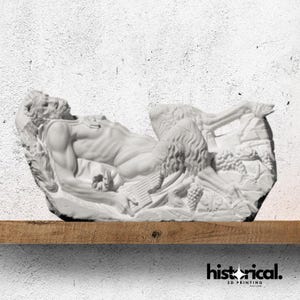 HANDPAINTED Reclining Pan - RESIN REPLICA