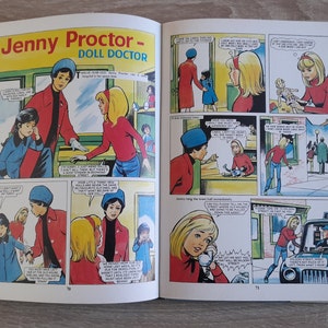 Bunty Das Buch für Mädchen 1973 Vintage U.K Comic Hardcover Jahresbuch Bild 10