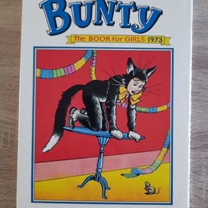 Bunty Das Buch für Mädchen 1973 Vintage U.K Comic Hardcover Jahresbuch Bild 2