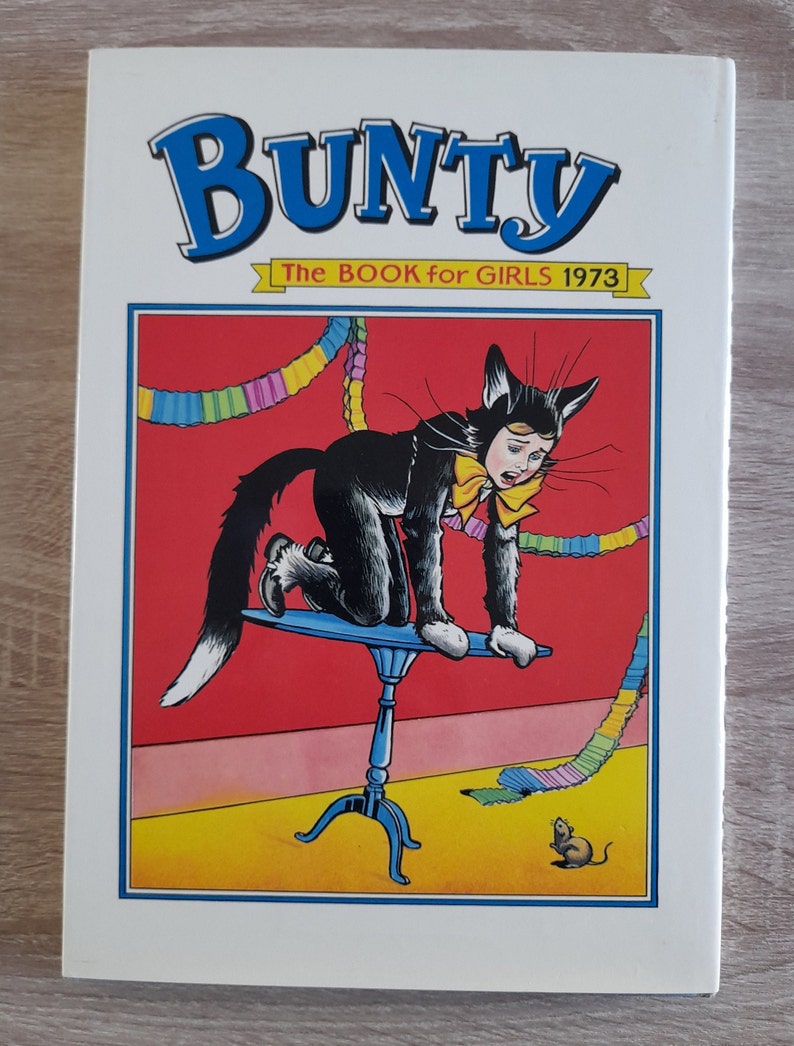 Bunty Das Buch für Mädchen 1973 Vintage U.K Comic Hardcover Jahresbuch Bild 2