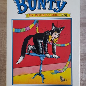 Bunty Das Buch für Mädchen 1973 Vintage U.K Comic Hardcover Jahresbuch Bild 1