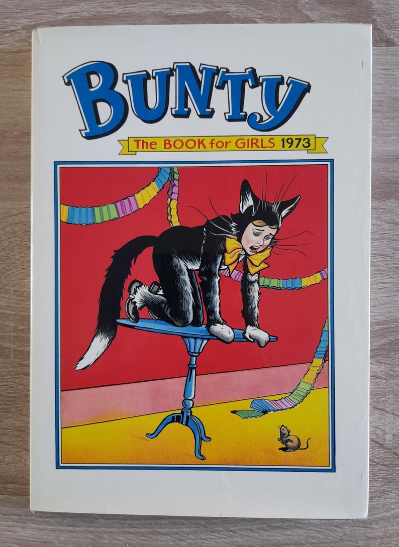 Bunty Das Buch für Mädchen 1973 Vintage U.K Comic Hardcover Jahresbuch Bild 1