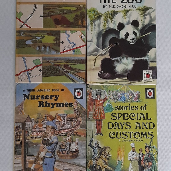 Understanding Maps/The Zoo/Nursery Rhymes/Special Days and Customs Vintage Ladybird Books Please Select Your Own Title