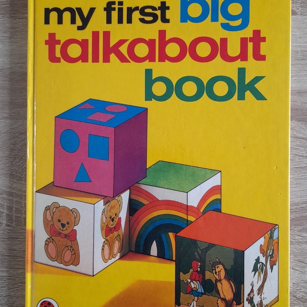 The First Big Talkabout Book  Vintage Ladybird Childrens Hardback Book