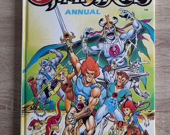 Thundercats Jährliches (1986) Vintage / Retro Kinder-TV-Karikatur-Hardcover-Buch