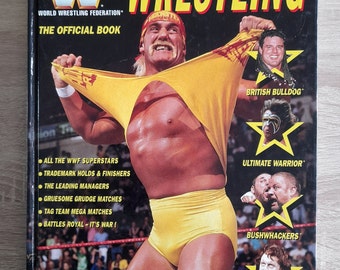 WWF World Wrestling Federation Das offizielle Buch Vintage Großes Hardcover (1992)