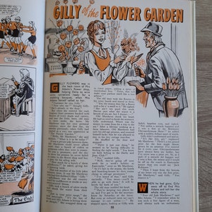 Bunty Das Buch für Mädchen 1973 Vintage U.K Comic Hardcover Jahresbuch Bild 9