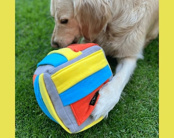 Dog Snuffle Cube JUMBO for Large Breeds, Sniffing Toy