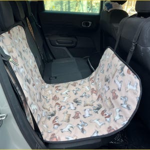Waterproof, Reversible Single Dog Car Seat Cover – Comfort & Protection for Every Ride