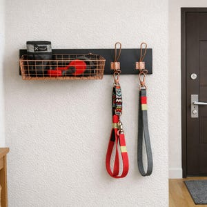 Dog Leash and Accessory Organizer | Stylish & Functional Storage Rack