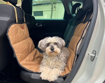 Travel in Style: Dog Car Seat Protector Roll-up Mat