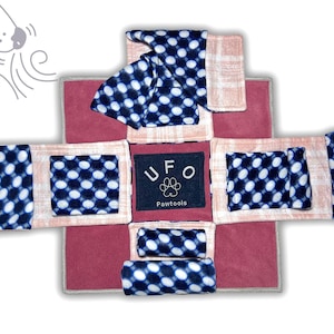 UFO | Versatile Dog Snuffle Treat Mat, Interactive Foraging Toy For Large Pets