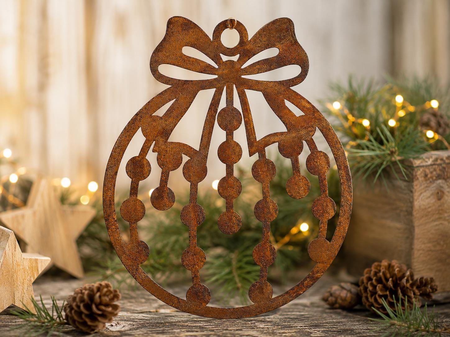 Weihnachten deko garten