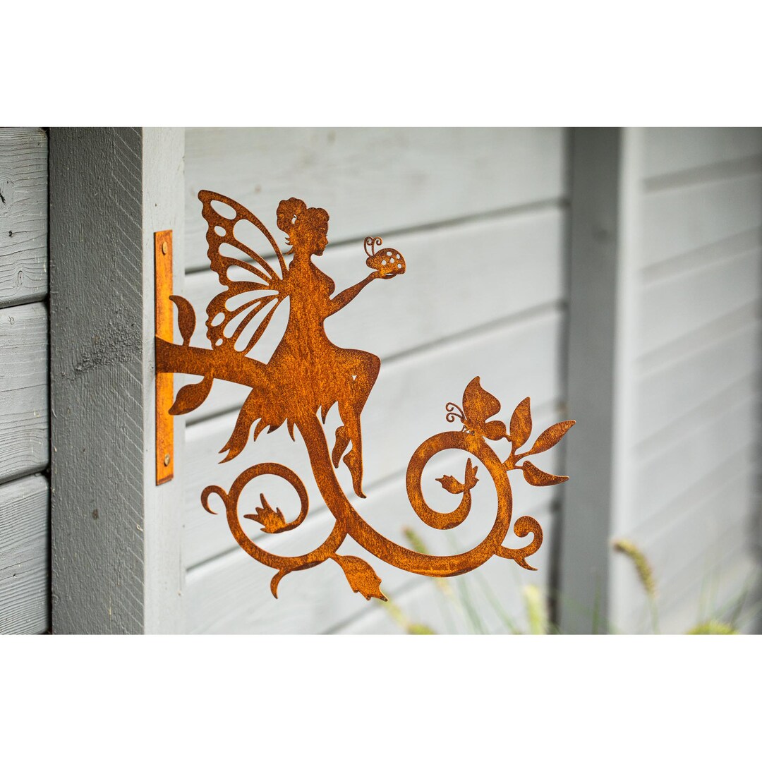 Garden Plug Tree Plug Metal Rust Rusty Garden Decoration Patina Fairy ...