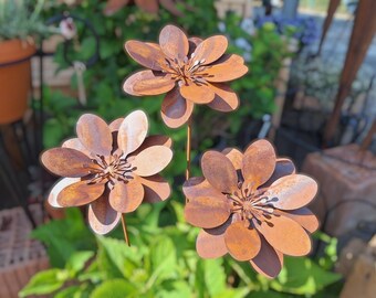 Bornhöft Gartenstecker 'Schnecke' – Edelrost, 20 Cm, Handarbeit Für Beet & Balkon