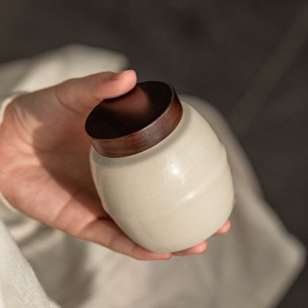 Ceramic Tea Jar Small Tea Jar Etsy