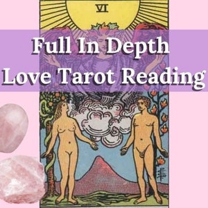 EL MISMO DÍA - Lectura de amor en profundidad, Preguntas de lectura de cartas del TAROT Descripción del alma gemela Lectura de predicción psíquica *Por favor lea la descripción*