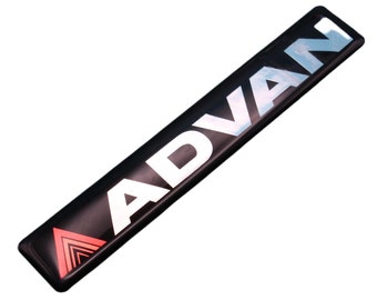 Advan Wheels 3D Domed Sticker Emblem Logo