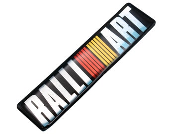 RALLIART 3D Domed Sticker Emblem Logo