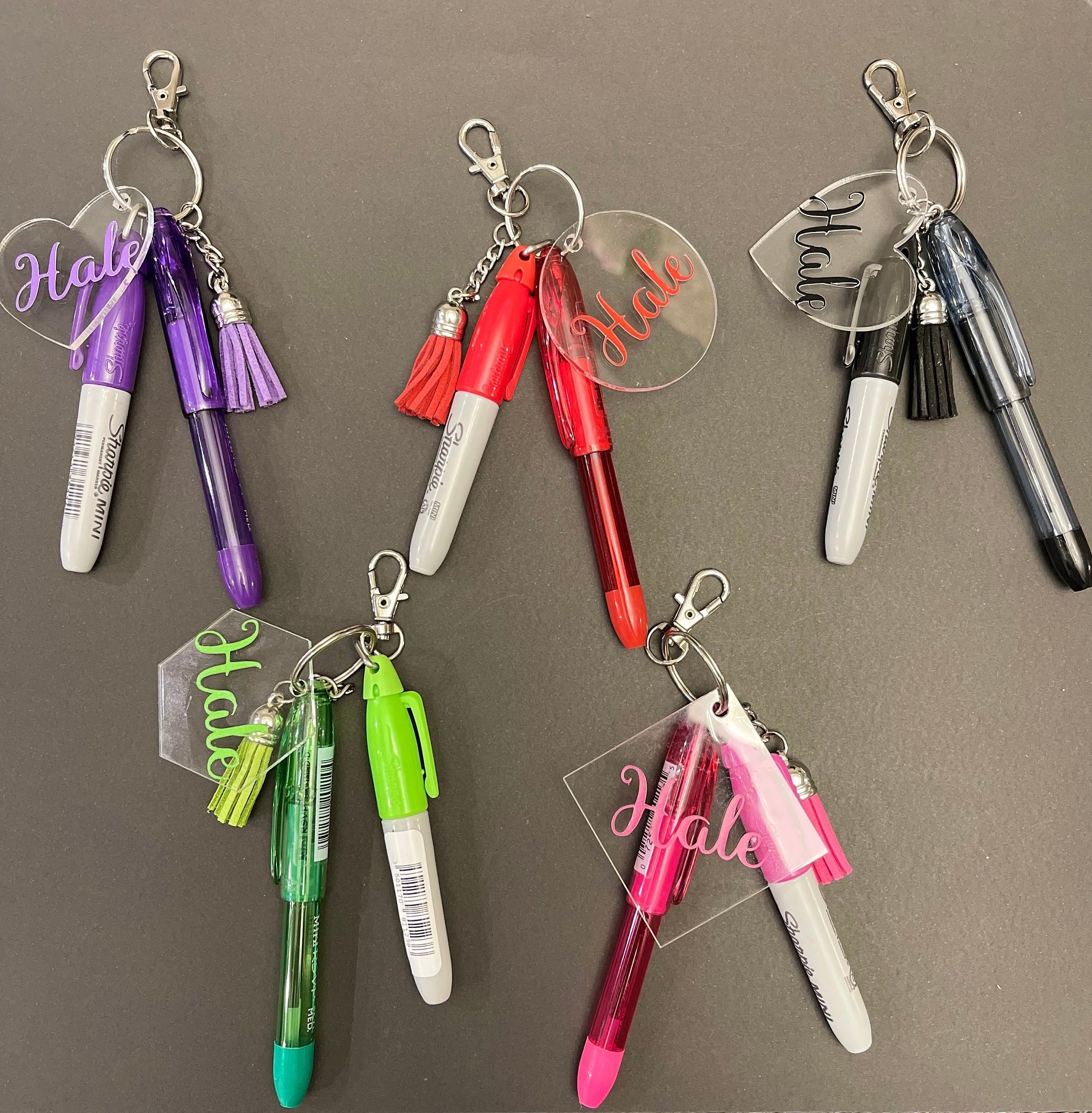 Sharpie Badge Reel for Nurses and Professionals. Mini Sharpie, Pen, Dry  Erase Marker, Highlighter W/ Optional LED Light & Stethoscope Charm 