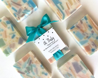 Veganistisch gepersonaliseerd babyshowerbedankje – milieuvriendelijk cadeau voor je gasten, set van 10