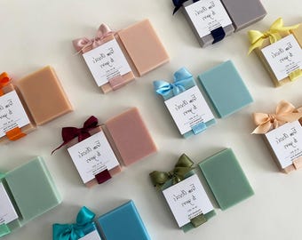 Personalized Baby Shower Soap Favors – Pick Your Favorite Scent, Set of 10