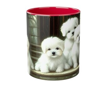 Adventures of a Storybook Maltese: Sipping from 11oz of Cuteness!