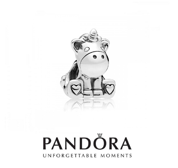 Pandora Bruno the Unicorn Charm Popular Movie Character Silver
