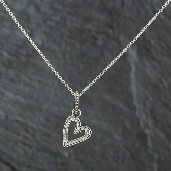 Sparkling Heart Halo Pendant Necklace – Nini's Treasures