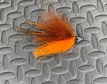 3 Pack Custom 1/4 ounce Marabou Swim Baits 3 1/2 inch- Wolley Minnow