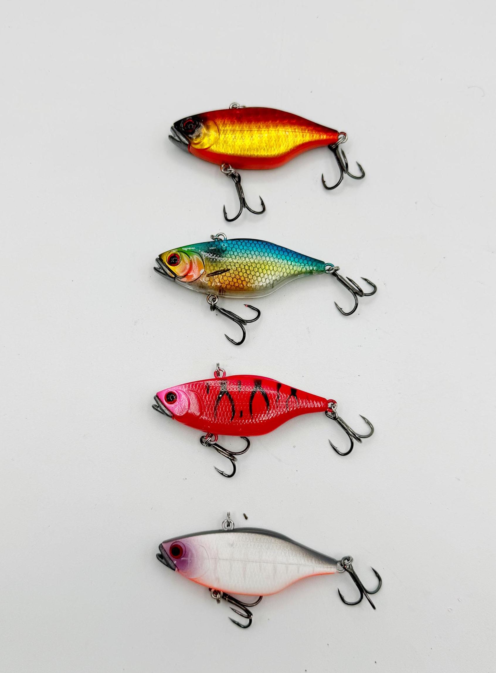 Ice Rattle Bait New! Rip Rattlers! 2 1/2 Inch Rattle Bait- Weighted Lip Ice Fishing ...