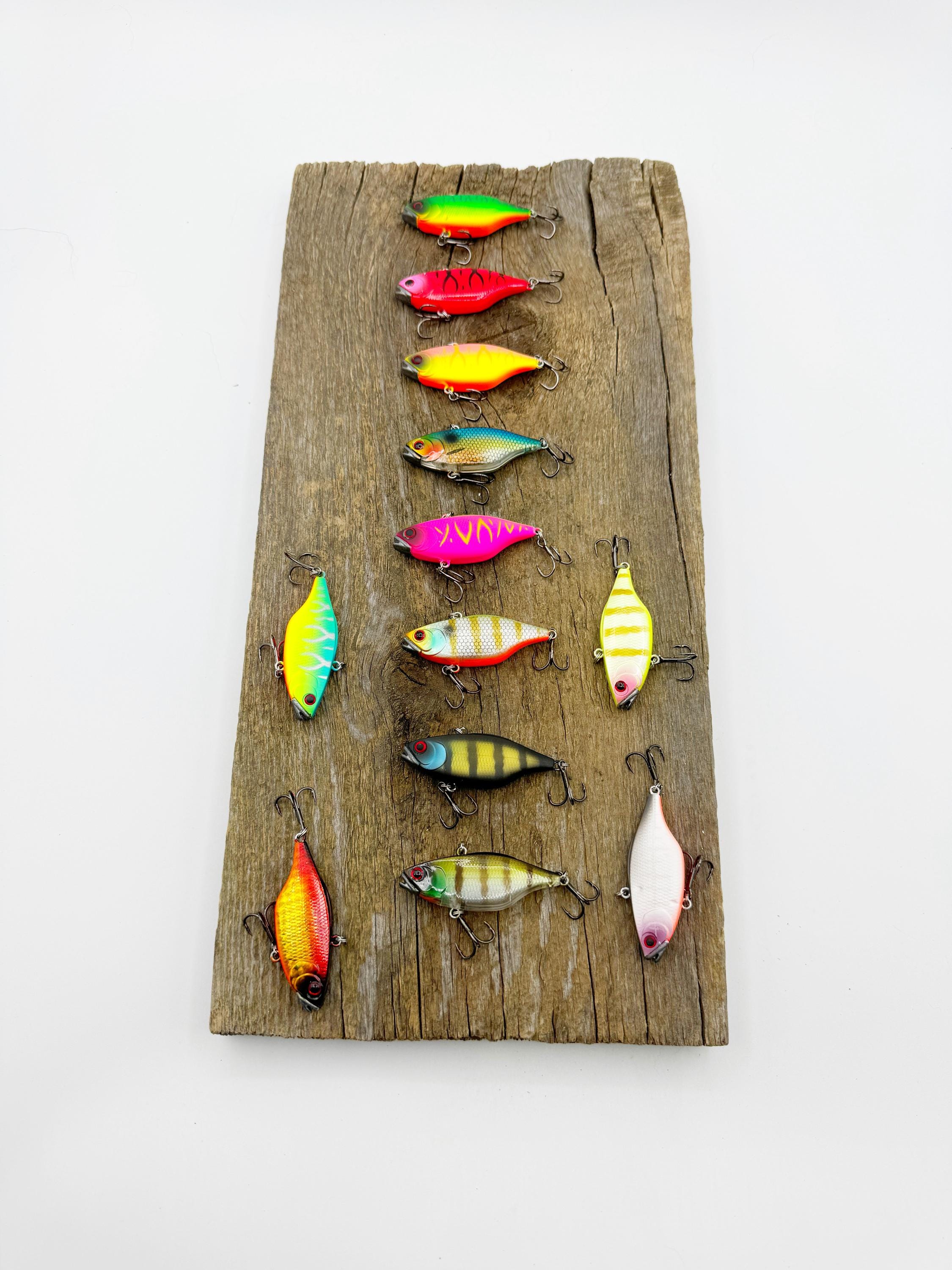 Ice Rattle Bait New! Rip Rattlers! 2 1/2 Inch Rattle Bait- Weighted Lip Ice Fishing ...