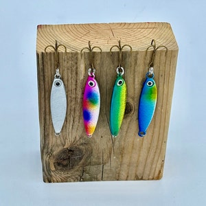 4 pack of Ice Fishing Jigging Spoons Walleye-Trout-Crappie