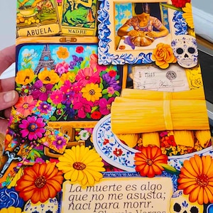 Print Day of the Dead Altar – Limited Edition Giclée Print door Evelyn Galindo Día de los Muertos Keepsake Gift Mexicaanse volkskunst