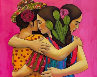Nos Queremos Vivas, Libres y Sin Miedo Lateinamerikanische Künstlerin Evelyn Galindo / Ships Fast !! / Geschenk für Sie Kunstdruck